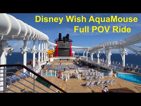 Video: AquaDuck Water Coaster på Disney Dream Cruise Ship