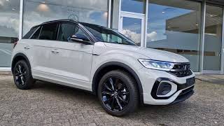 Exploring the Volkswagen T-Roc R-Line Black Style in Ascot Grey | 4K Walkaround with 18