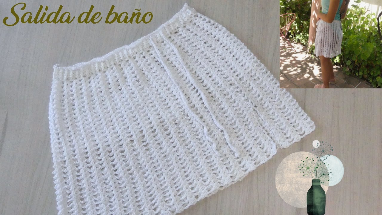 ✨ ¡Increíble! Teje esta salida de baño FÁCIL y RÁPIDA – Queda ESPECTACULAR Tall S - M 😍🧶