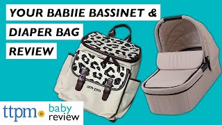 Backpack Diaper Bag & Victoria Bassinet from Your Babiie