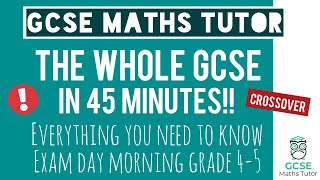 Everything You Need To Pass Your GCSE Maths Exam in 45 Minutes! | Foundation | 16th May 2024