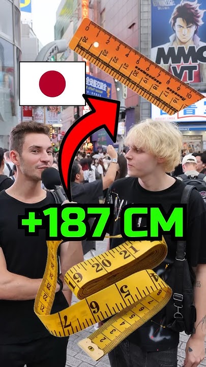 Средний рост в Японии #anime #интервью - YouTube