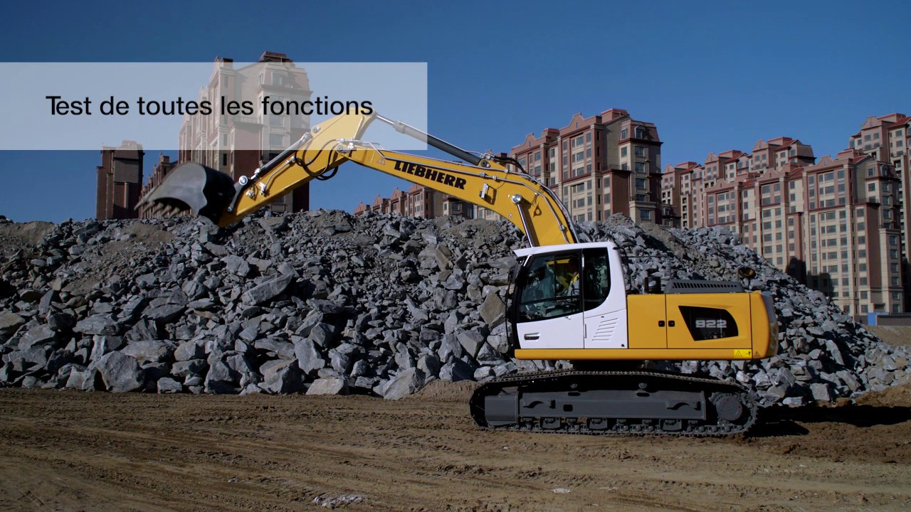 Liebherr – Contrôles quotidiens sur les pelles R 920, R 922, 924 (stage IIIA / Tier 3 / China 3)