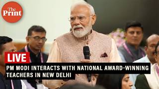 Information LIVE: PM Modi interacts with National award-winning teachers in New Delhi News