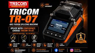 Splicing Fiber Cable with TRICOM TR-07 - SPLICING MACHINE
