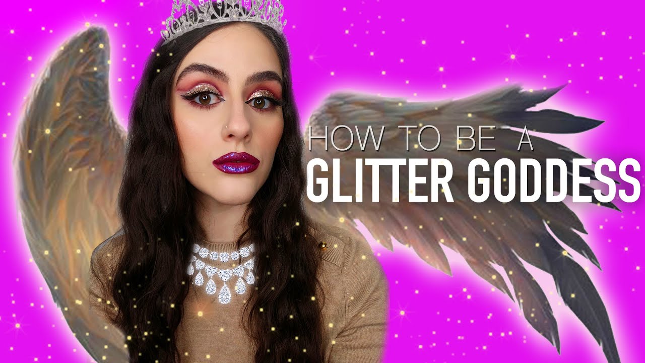 How To A GLITTER GODDESS Tutorial CZMAKEUP YouTube