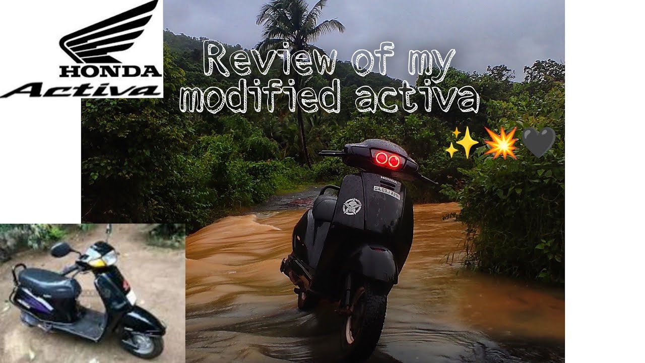 Modified Activea Review of by Modified Activa 1 G @bikeaholicbros3422 - YouTube