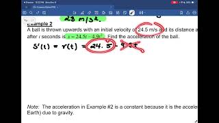 Math 31 Unit 3 Lesson 3.2: Acceleration 