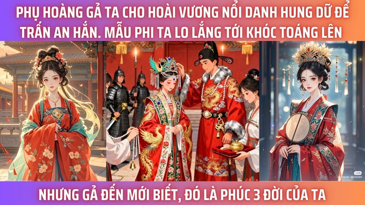 PHỤ HOÀNG GẢ TA CHO HOÀI VƯƠNG NỔI DANH HUNG DỮ ĐỂ TRẤN AN HẮN. MẪU PHI TA LO LẮNG TỚI KHÓC TOÁNG