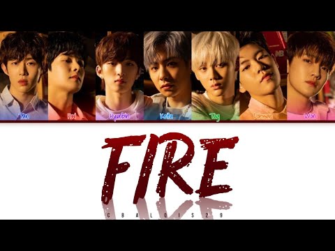 CIIPHER (싸이퍼) - 'FIRE' (Color Coded Lyrics Eng/Rom/Han/가사)