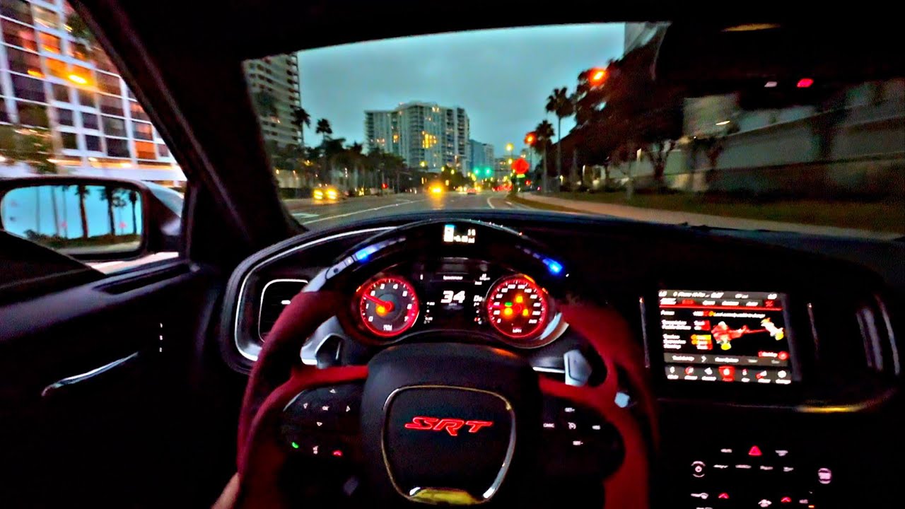 DRAG RACING HELLCAT REDEYE DRIVE POV - YouTube