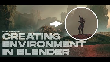Creating Environment Using Quixel assets In Blender | GTMDesigns