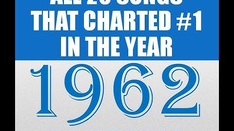 𝐀𝐥𝐥 𝟐𝟎 𝐒𝐨𝐧𝐠𝐬 𝐓𝐡𝐚𝐭 𝐂𝐡𝐚𝐫𝐭𝐞𝐝 #𝟏 𝐢𝐧 𝟏𝟗𝟔𝟐 - 𝐏𝐚𝐫𝐭 𝐓𝐰𝐨 - see listing in contents - stereo & stereo mixes