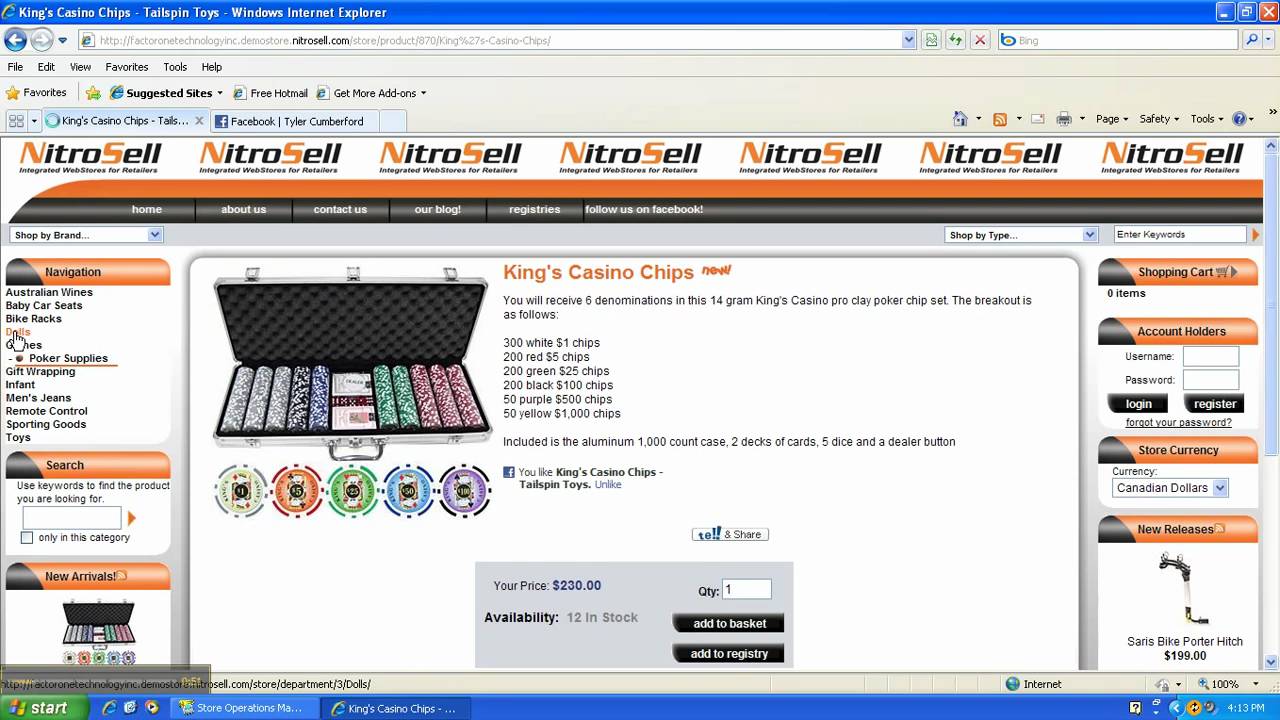 NitroSell Facebook Like Button - Factor One Demo Store
