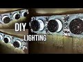 Amazing! DIY Glamorous Overhead Wall Sconce Chandelier Using Lids and Chopping Mats Home Decor 2023