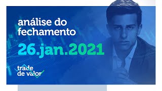 Análise do Fechamento - 26 de Janeiro de 2021