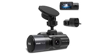 Vantrue N4 3 Channel Dash Cam, 4K+1080P Dual Channel