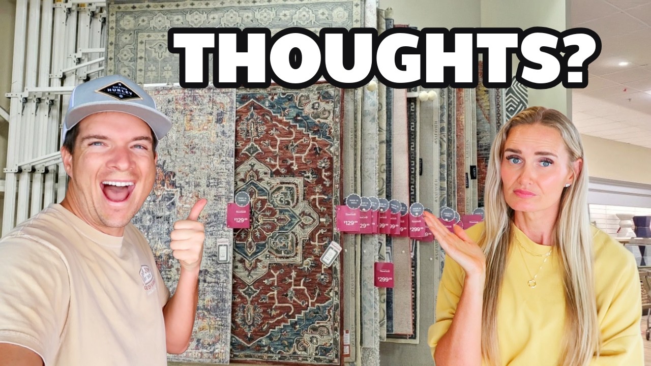 We Thought Buying a Rug Would Be Easy… We Were Wrong 😅
