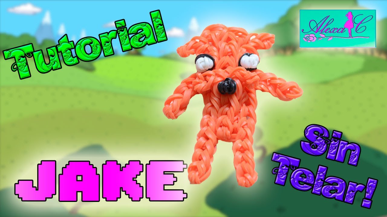 ♥ Tutorial: Jake de Hora de Aventuras de gomitas (sin telar) ♥