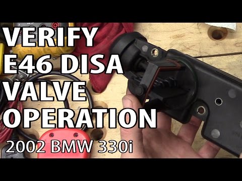 BMW 330i 325i E46 DISA Valve Operation Test