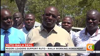 Migori leaders support Ruto - Raila working agreement