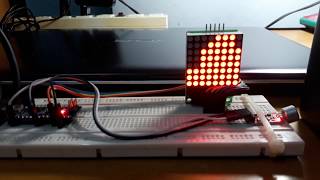 Led Matrix 8x8 Audio Spectrum Visualizer