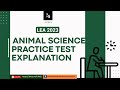 Episode 2  animal science practice test lea  by zenguru
