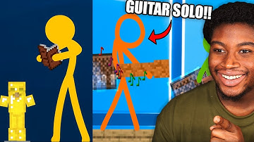 EPIC MINECRAFT MUSIC BATTLE! | Animation vs Minecraft Shorts 15-16!