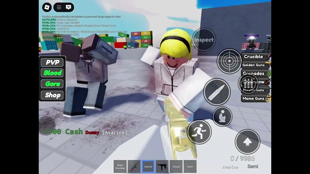 Playing my favorite gun game blood burst