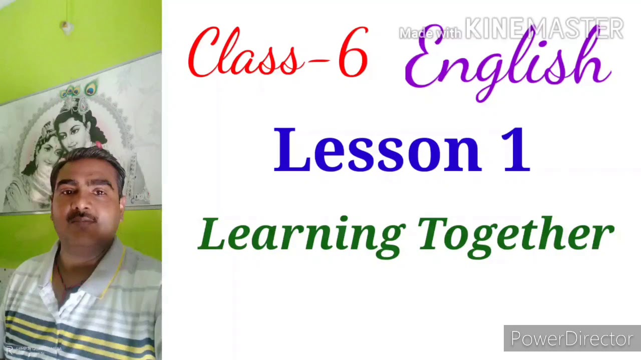 Class 6 English Lesson 1 YouTube