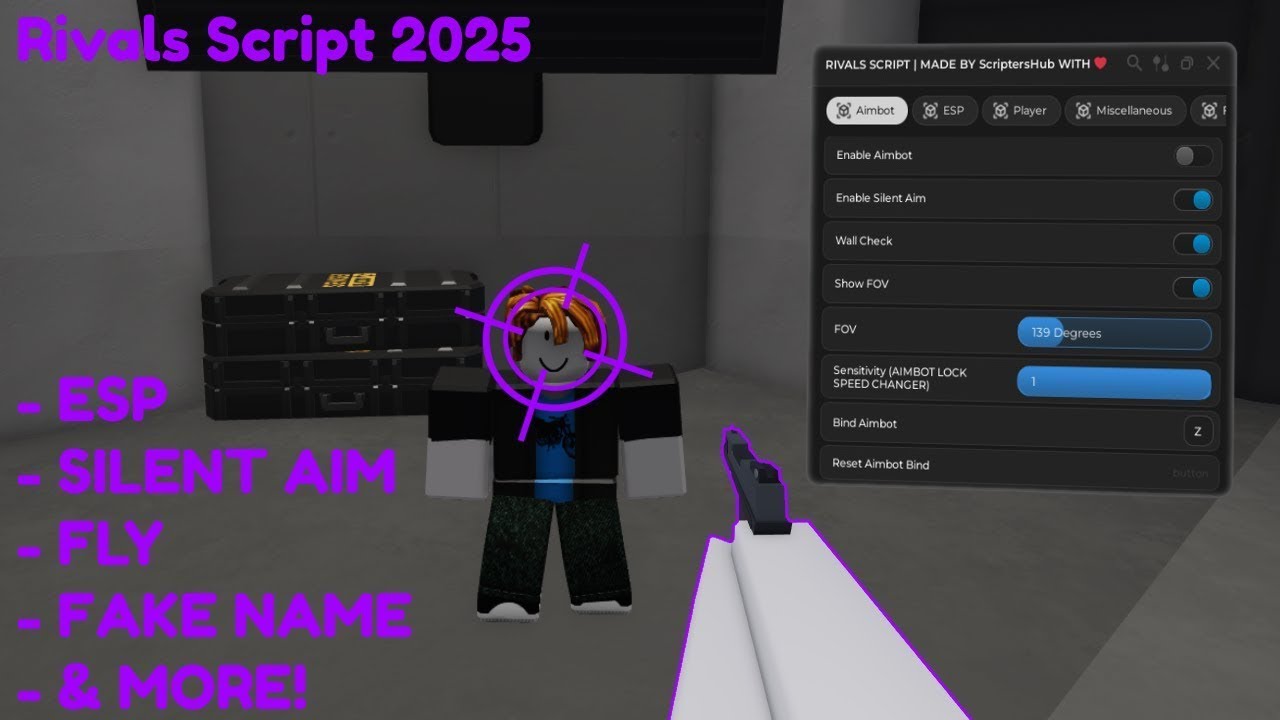 [NEWEST] Rivals Script 2025 - OPEN SOURCE, SILENT AIMBOT, ESP, FLY ...