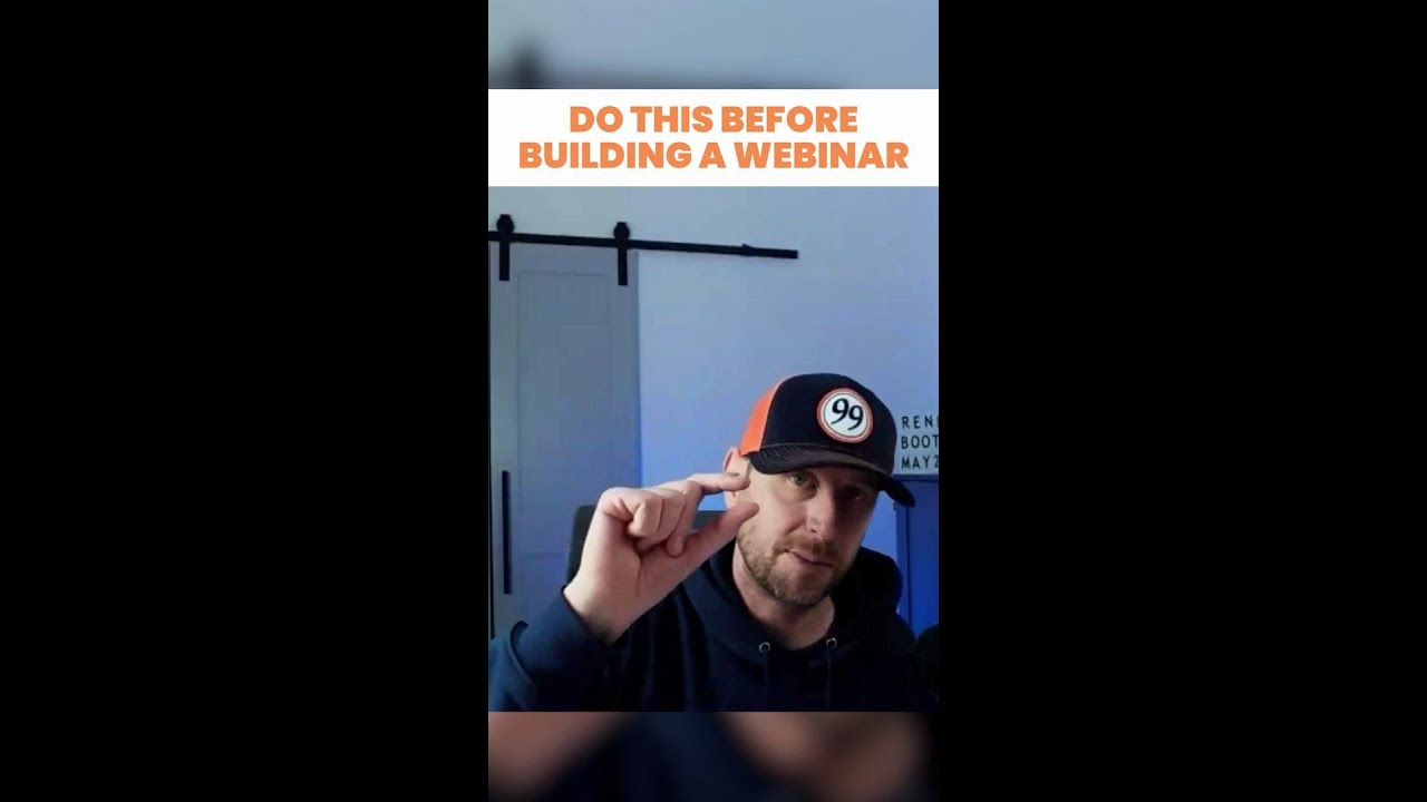 Do This Before Building a Webinar