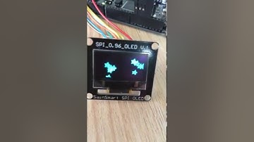 Test for sainsmart 0.96" I2C IIC Serial 128X64 Blue OLED