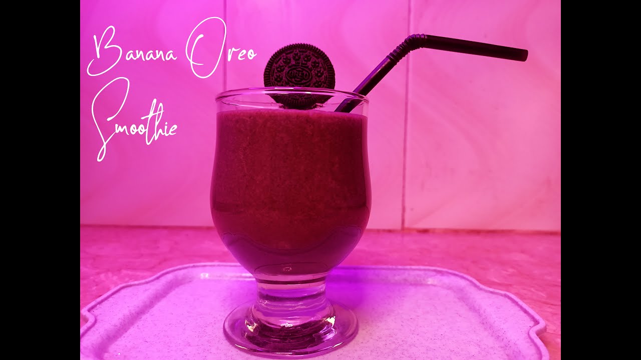 Oreo Banana Smoothie in just 2 minutes. Hoda's Kitchen. YouTube