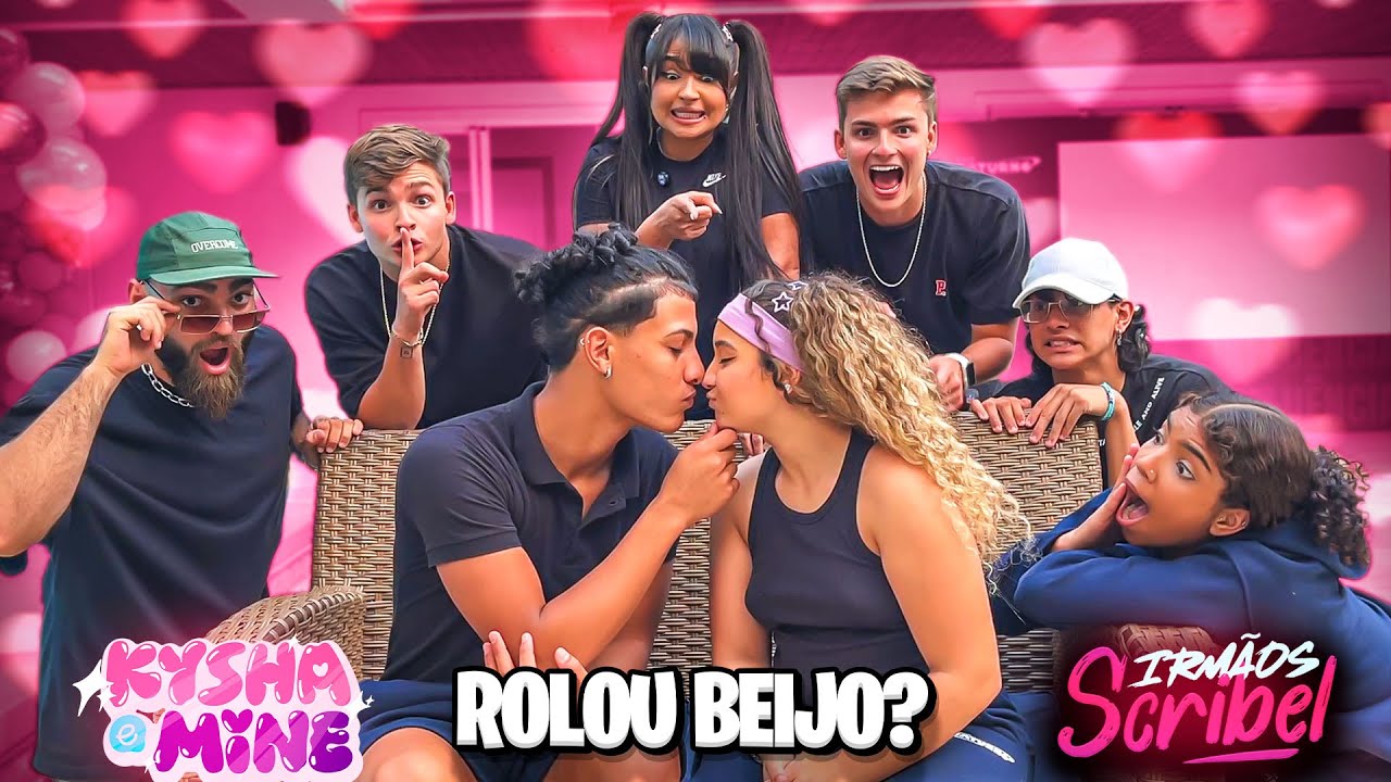 MINE QUERIDA E O FIDELISX SE BEIJARAM NA NOSSA FRENTE !•Irmãos Scribel•