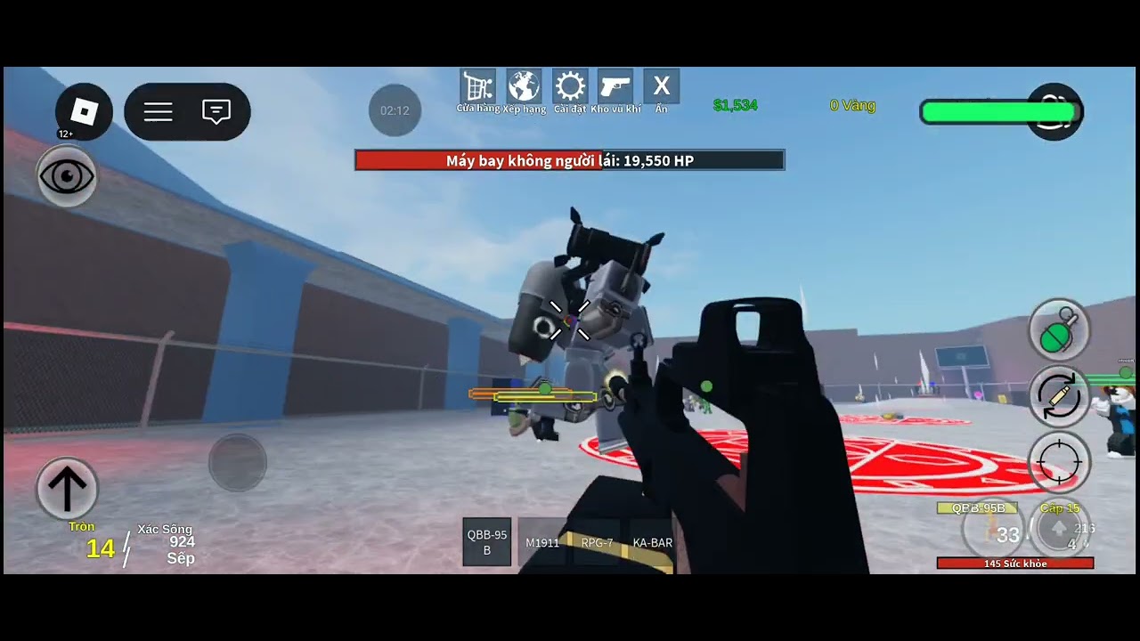 Noob-T1250 VS Máy bay không người lái (BOSS)🛩🇻🇳