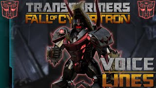 Transformers: Fall of Cybertron - Slug Voice Lines