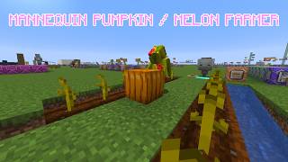 Making A Pumpkin Melon Farm That Uses Only Mannequins