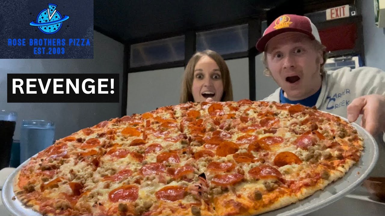 HUGE ALL MEAT CARNIVORE TEAM PIZZA CHALLENGE | MAN V FOOD
