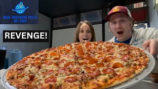 HUGE ALL MEAT CARNIVORE TEAM PIZZA CHALLENGE | MAN V FOOD