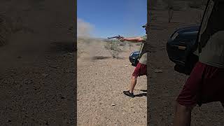 .460 magnum 5 rounds #handcannon #blast #asmrsounds #slowmotion
