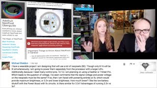 Collin cohosts Wearable Electronics with Becky Stern 12/9/2015 - LIVE