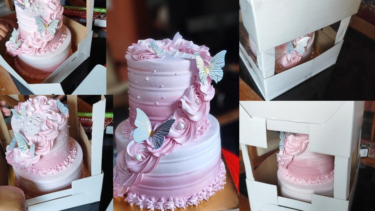 Angni altubate cake box gadangni 2 ba 3na tarie jakalgipa#Maidake taria?2tier cake box tutorial