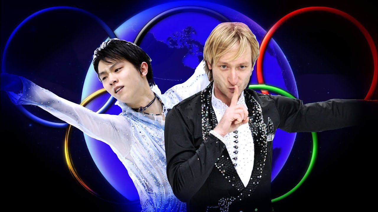 Men'S Figure Skating. All Olympic Champions And Medalists 1908-2018. Yuzuru Hanyu, Evgeni Plushenko