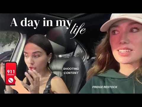 VLOG | shooting content, chasing a phone thief, Fridge Restock
