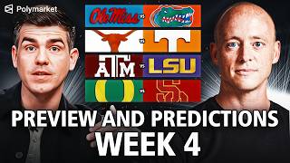 College Football Week 4 PREDICTIONS with Josh Pate | Texas vs. Tennessee, Ole Miss vs. Florida