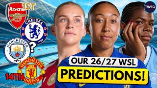 Our Women's Super League 26/27 Predictions!