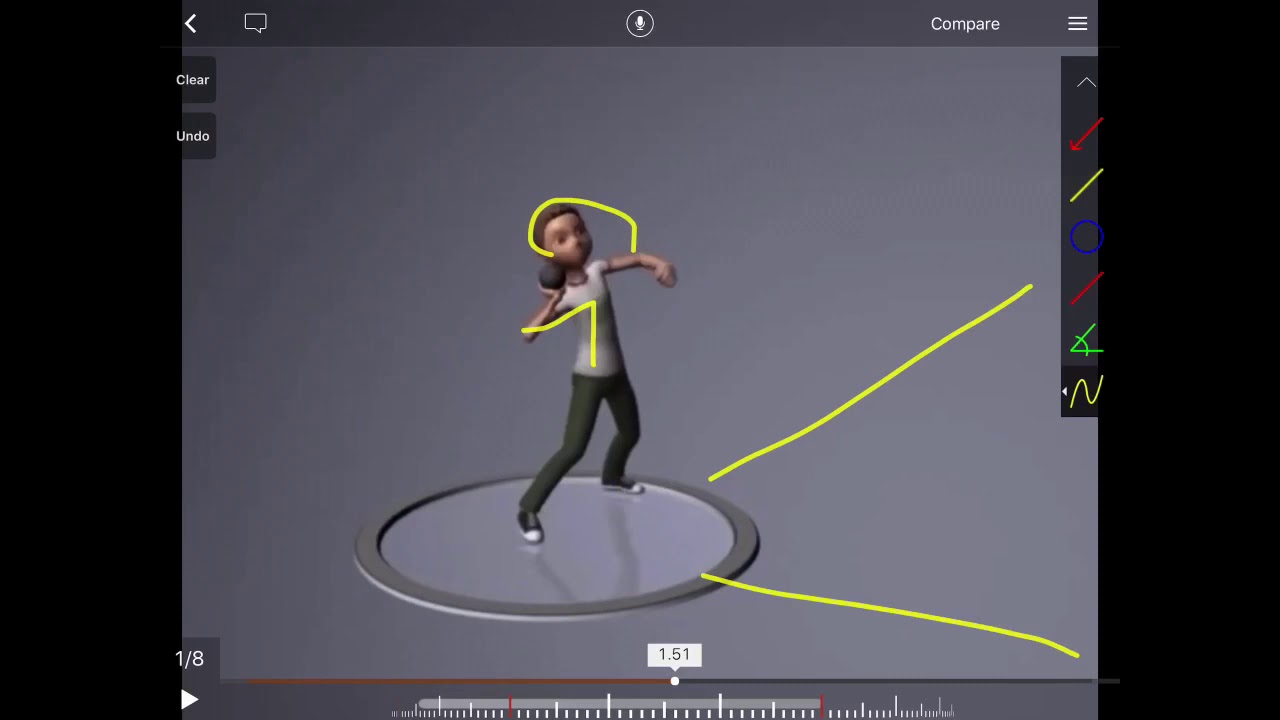 رمي الثقل - shot put / المرحلة الرابعة أ . د حكمت المذخوري 2020