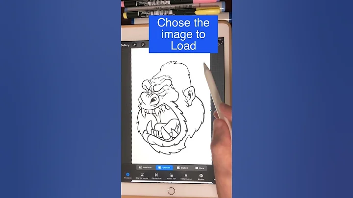 Procreate Tutorial - Easiest Way to Trace Over a Picture in Procreate #shorts #procreatetutorial