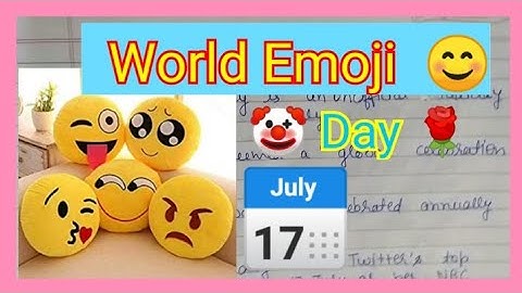 10 lines on World Emojis Day // World Emojis Day // Emojis Day // Easy Essay / Speech / Paragraph